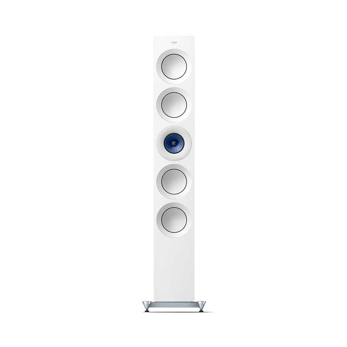 Напольная акустическая система KEF Reference 5 Meta High Gloss White Blue – цена, описание и отзывы — фото