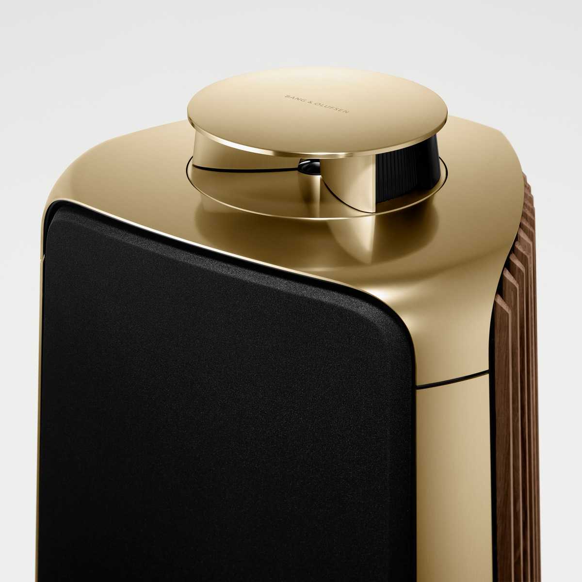 Напольная акустическая система Bang & Olufsen Beolab 50 Brass Tone, Black Cover / Smoked Oak Side Panel – цена, описание и отзывы — фото