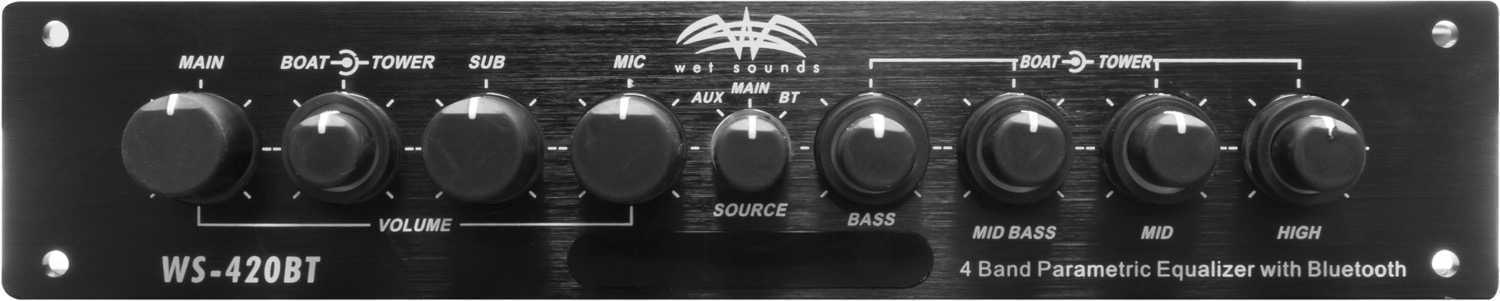 Эквалайзер морской Wet Sounds WS-420 BT – цена, описание и отзывы — фото