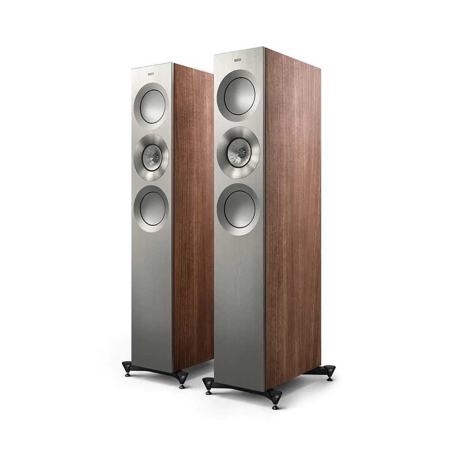 Напольная акустическая система KEF Reference 3 Meta Satin Walnut Silver – цена, описание и отзывы — фото