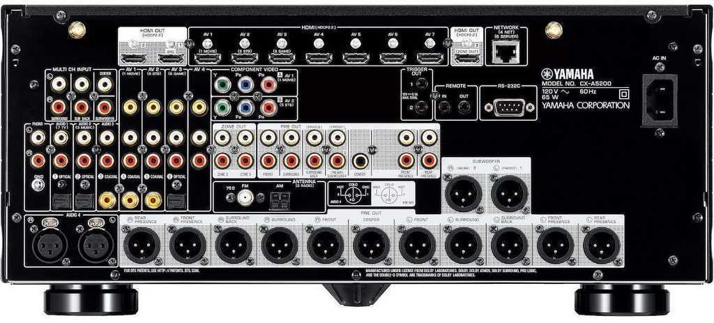 AV процессор Yamaha CX-A5200 – цена, описание и отзывы — фото