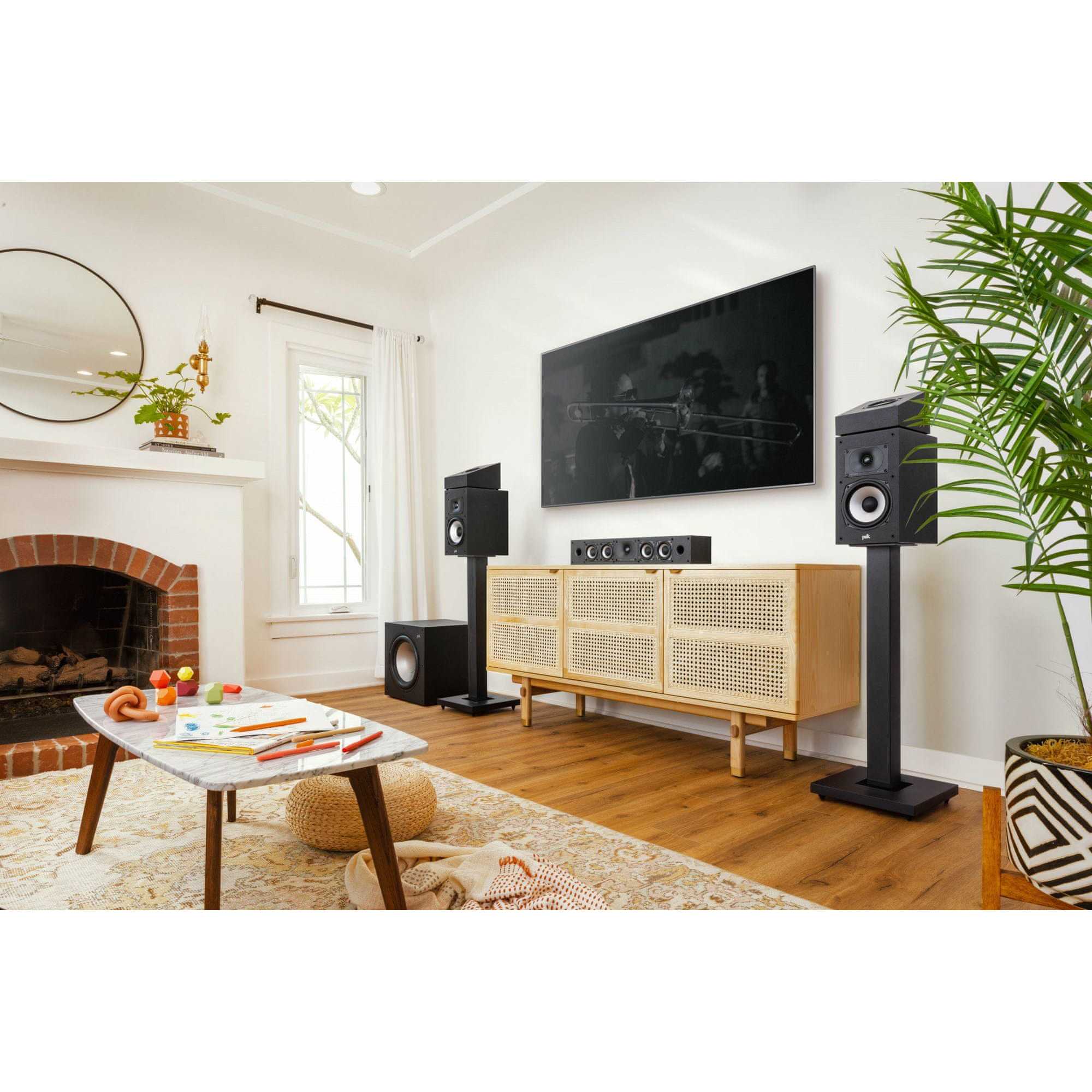 Акустика центрального канала Polk Audio Monitor XT35 Black – цена, описание и отзывы — фото