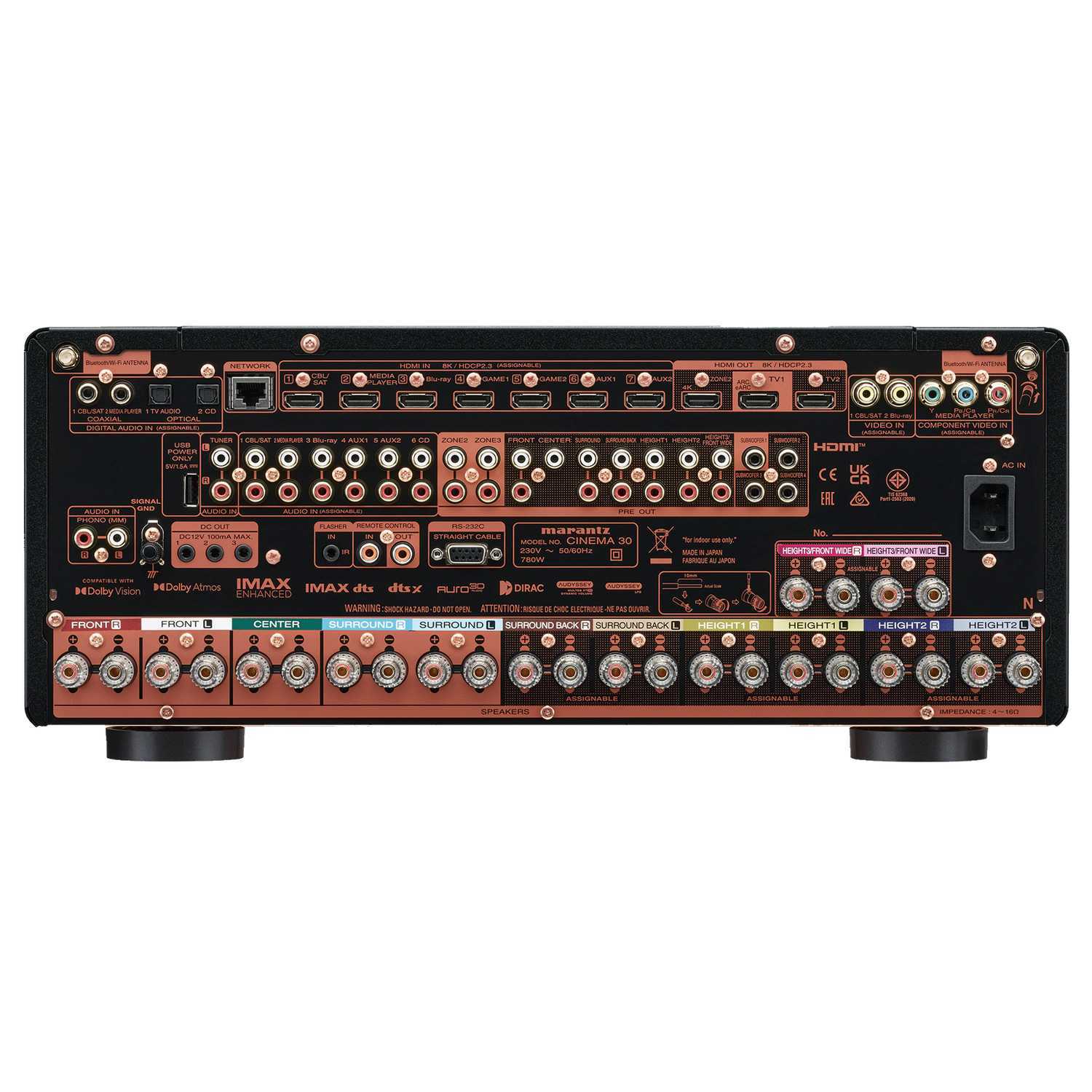 AV-ресиверы Marantz Cinema 30 Black – цена, описание и отзывы — фото
