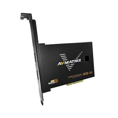 Плата видеозахвата Плата видеозахвата AVMATRIX VC12-4K HDMI PCIE – цена, описание и отзывы — фото