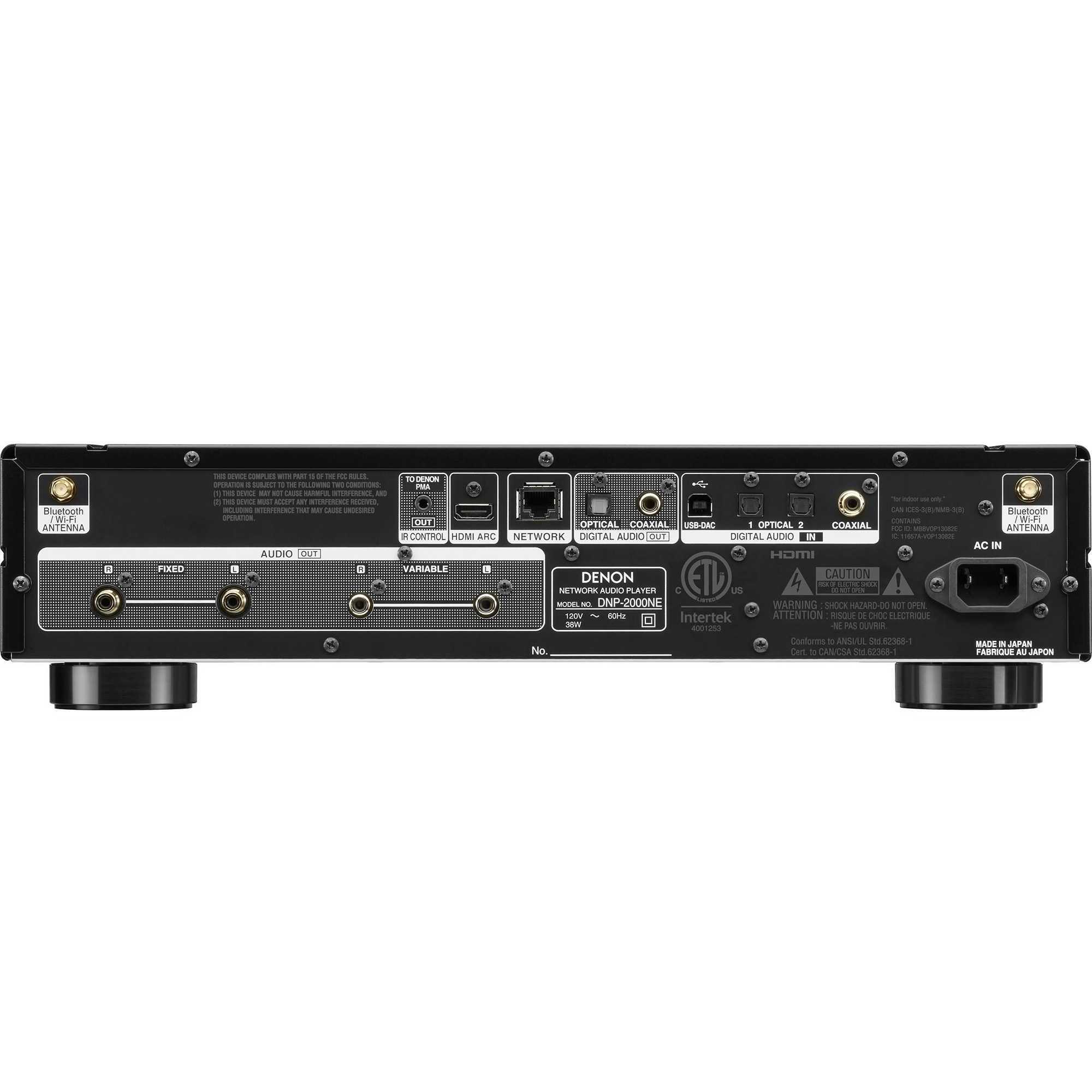 Сетевой аудио проигрыватель Denon DNP-2000NE Black – цена, описание и отзывы — фото