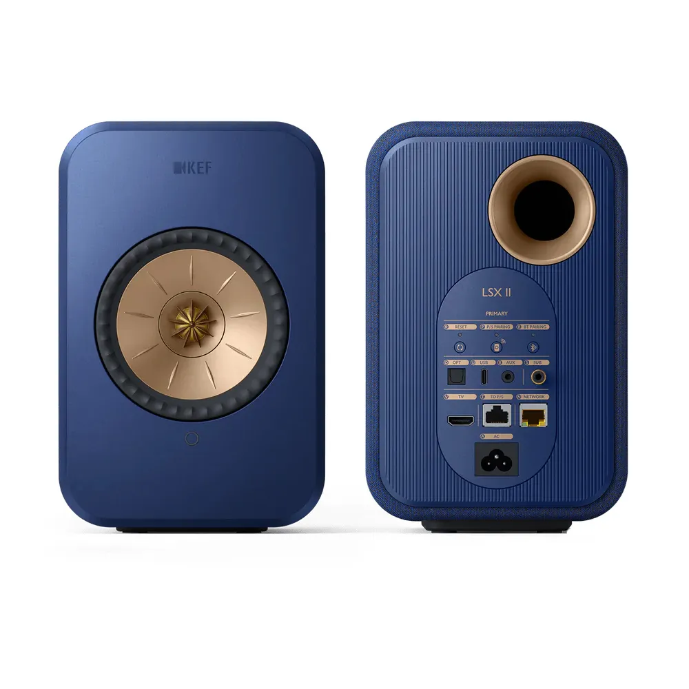 Полочная акустика KEF LSX II Cobalt Blue – цена, описание и отзывы — фото