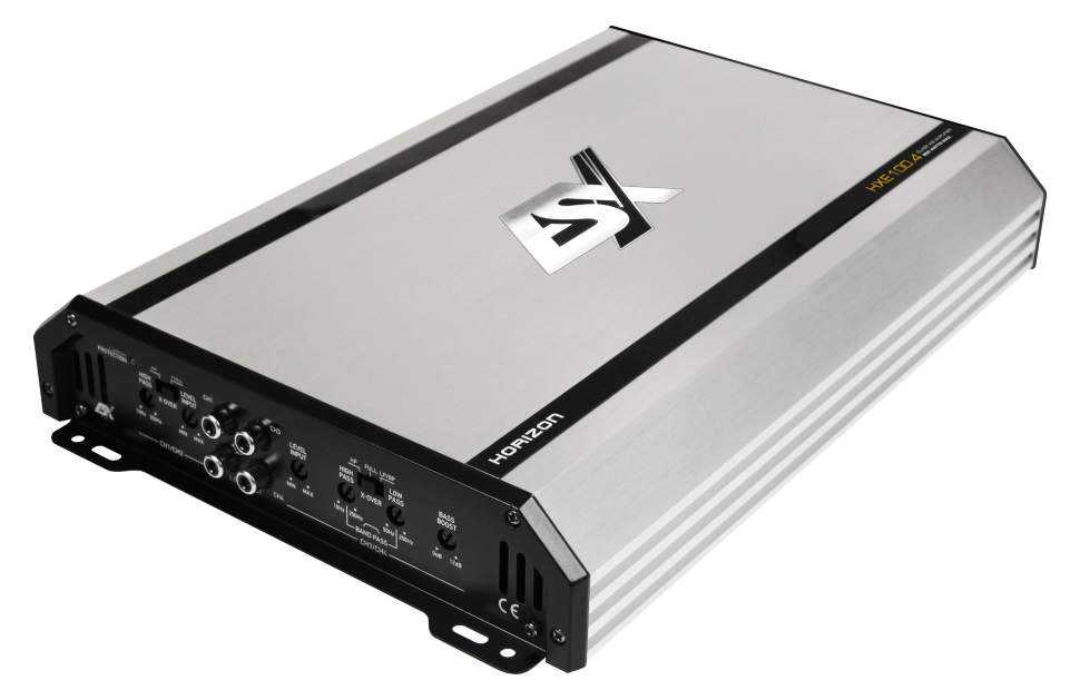 4-канальный усилитель ESX HXE100.4 – цена, описание и отзывы — фото