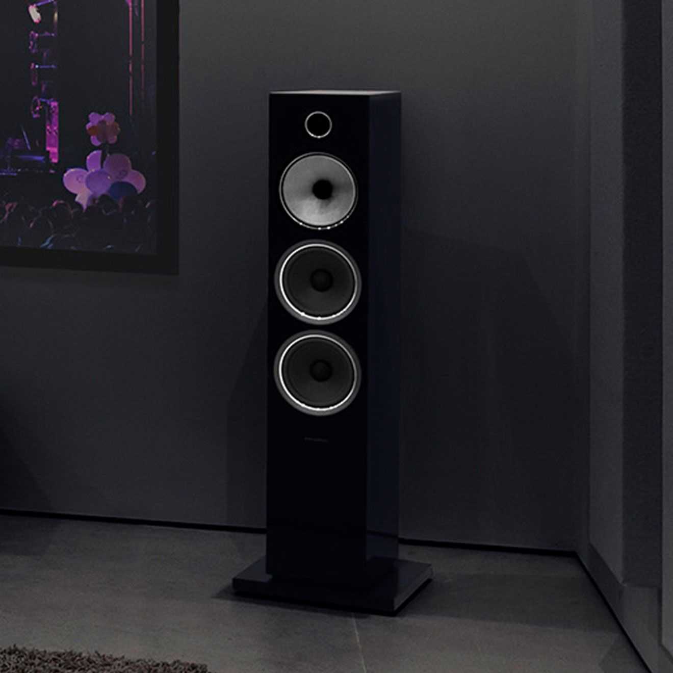 Напольная акустическая система Bowers & Wilkins 703 S Gloss Black – цена, описание и отзывы — фото