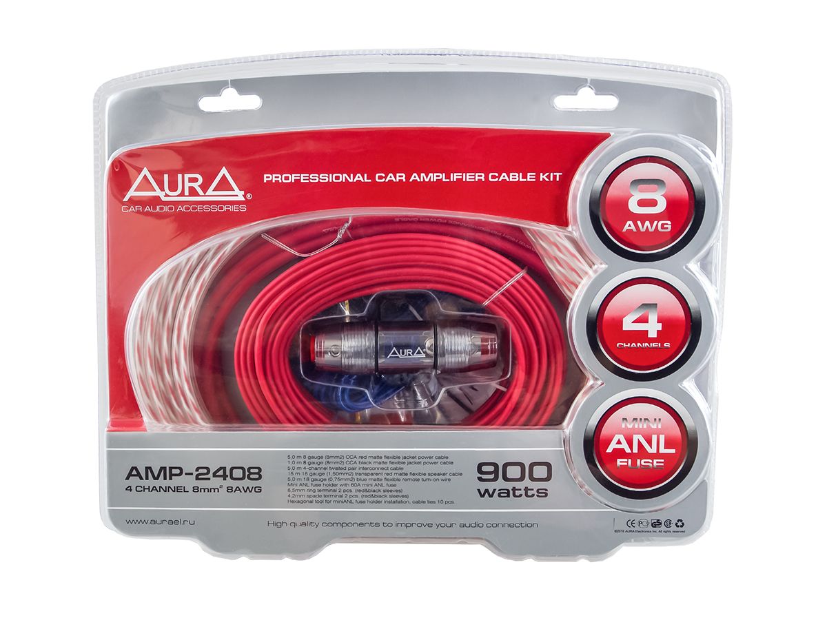 Комплект проводов Aura AMP-2408 – цена, описание и отзывы — фото