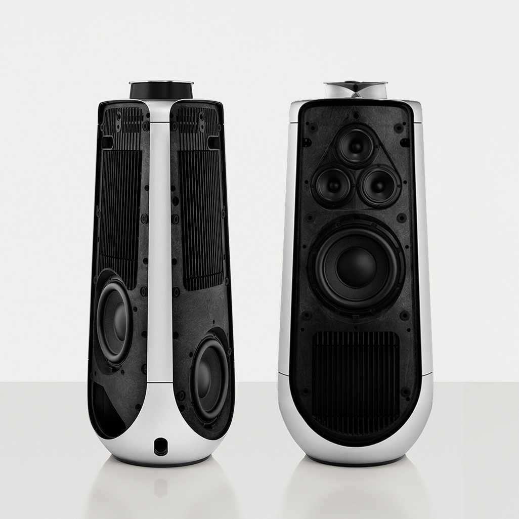 Напольная акустическая система Bang & Olufsen Beolab 50 Piano Black, Black Cover / Black Side Panel – цена, описание и отзывы — фото