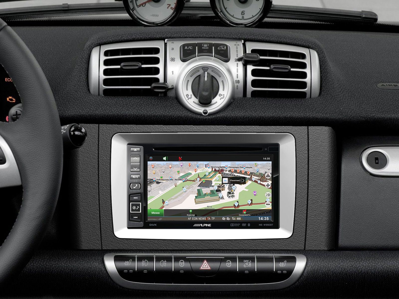 Автомагнитолы CD/MP3 Alpine INE-W990BT Navitel – цена, описание и отзывы — фото