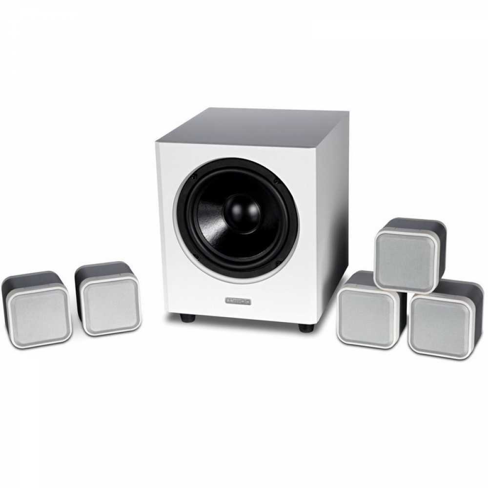 Комплект домашнего кинотеатра Mission M-Cube + SE 5.1 System White – цена, описание и отзывы — фото