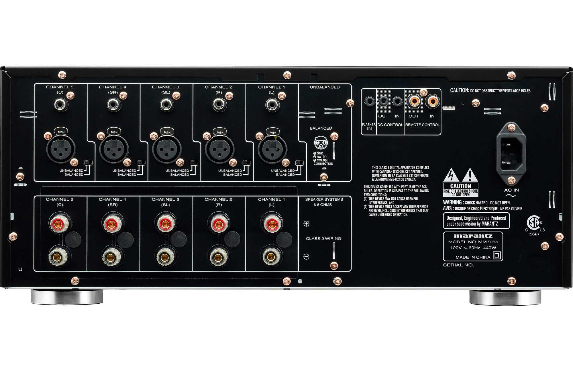 Усилитель мощности Marantz MM7055 Black – цена, описание и отзывы — фото