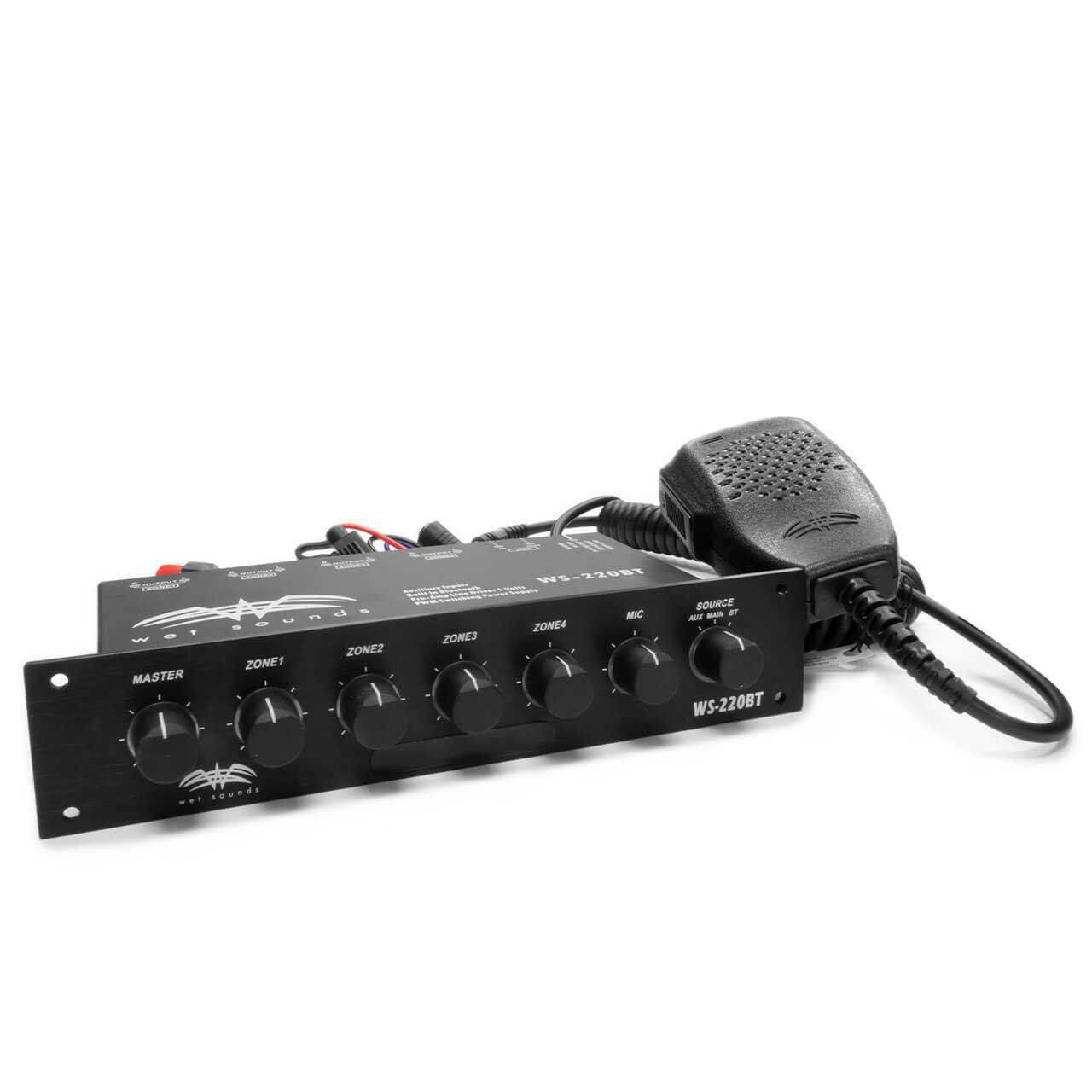 Морской контроллер Wet Sounds WS-220 BT – цена, описание и отзывы — фото