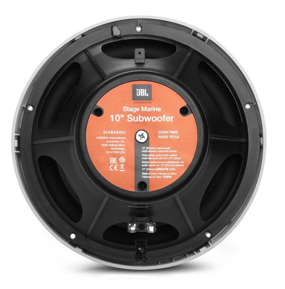 Морской сабвуфер JBL STAGE MARINE SUB 10WHT – цена, описание и отзывы — фото