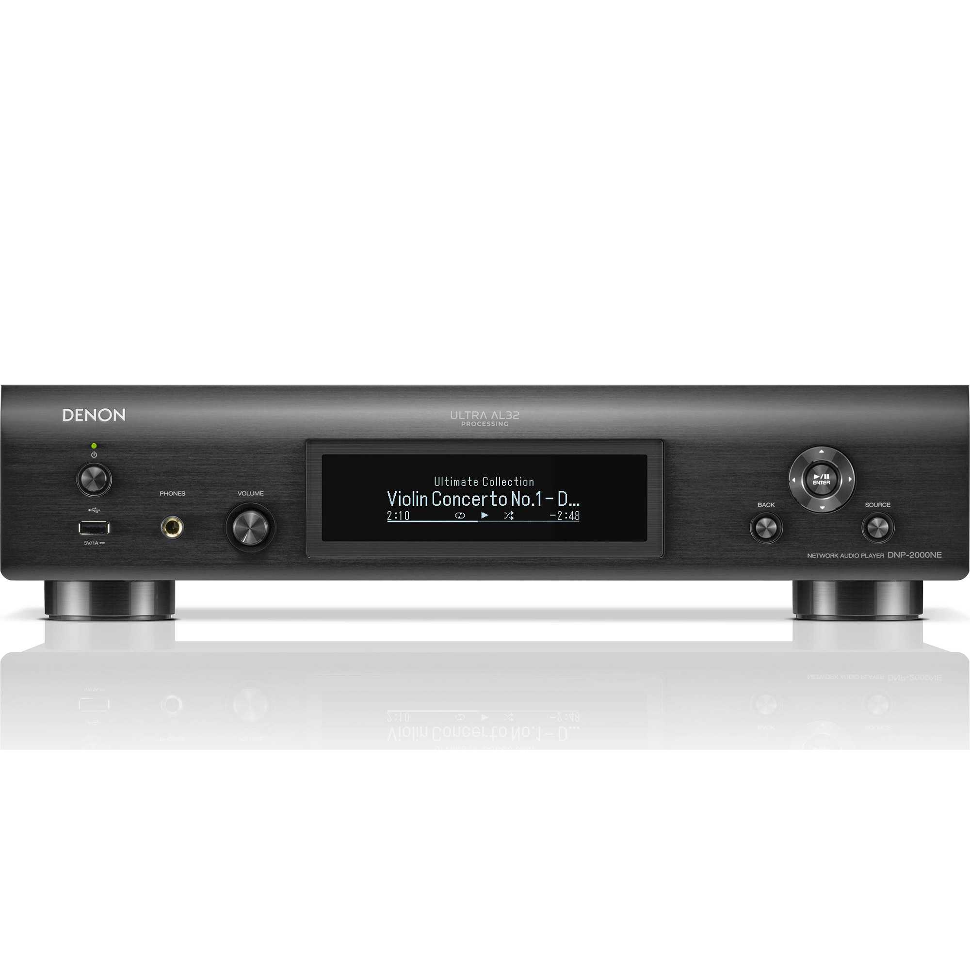 Сетевой аудио проигрыватель Denon DNP-2000NE Black – цена, описание и отзывы — фото