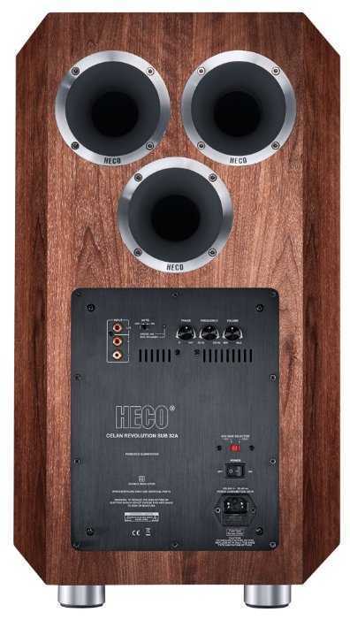 Сабвуфер HECO Celan Revolution Sub 32 A Espresso Veneer – цена, описание и отзывы — фото