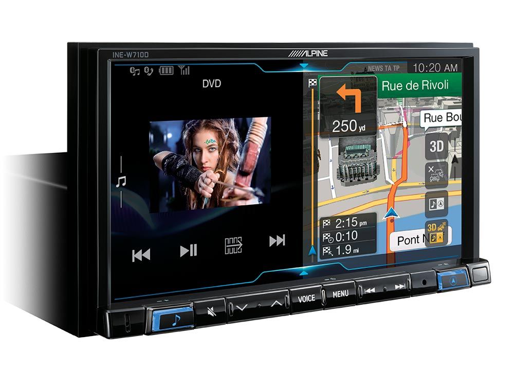 Автомагнитолы DVD Alpine INE-W710D – цена, описание и отзывы — фото