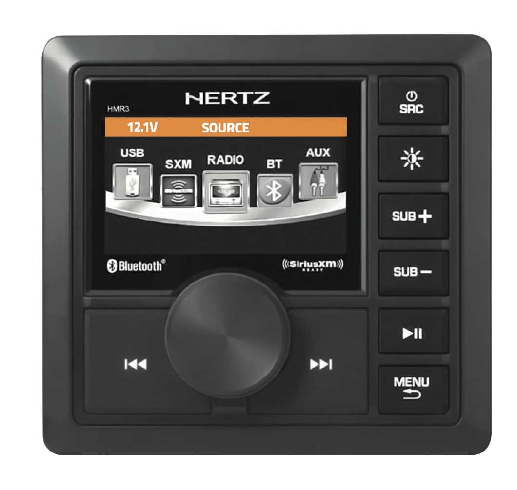 Морская магнитола Hertz HMR 3 + 2 пульта (комплект) – цена, описание и отзывы — фото