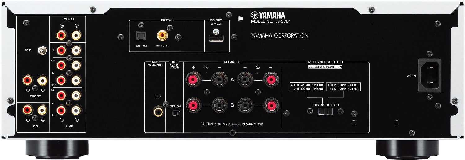 Интегральный усилитель Yamaha A-S701 black – цена, описание и отзывы — фото