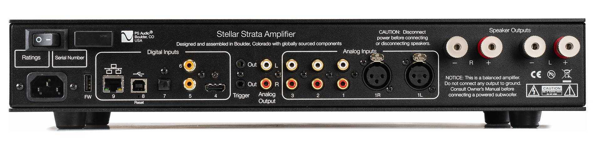 Интегральный усилитель PS Audio Stellar Strata Black – цена, описание и отзывы — фото