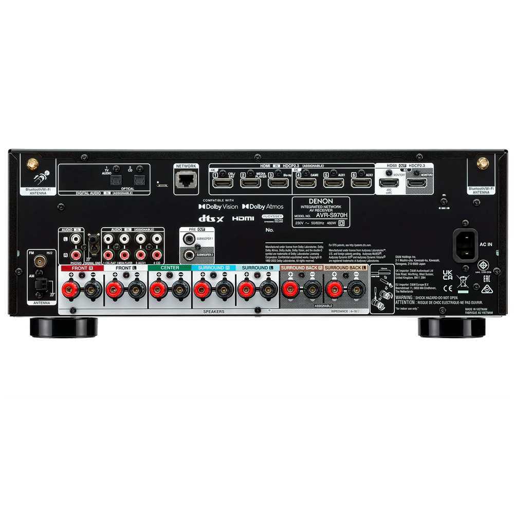AV-ресиверы Denon AVR-S970H Black – цена, описание и отзывы — фото