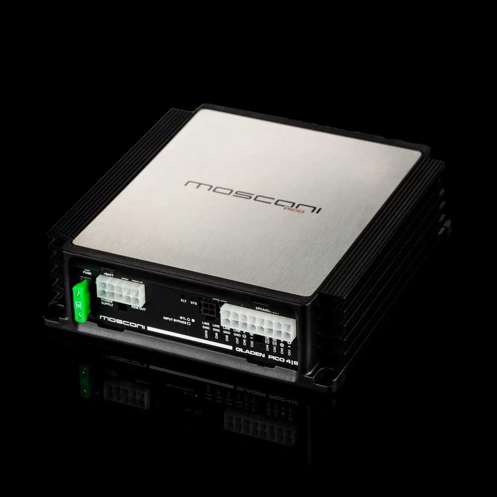 4-канальный усилитель+DSP Mosconi Gladen Pico 4I8 DSP – цена, описание и отзывы — фото