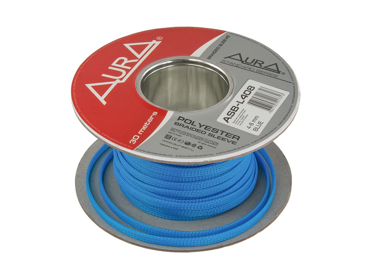 Оплетка кабеля «змея» Aura ASB-408 BLUE – цена, описание и отзывы — фото