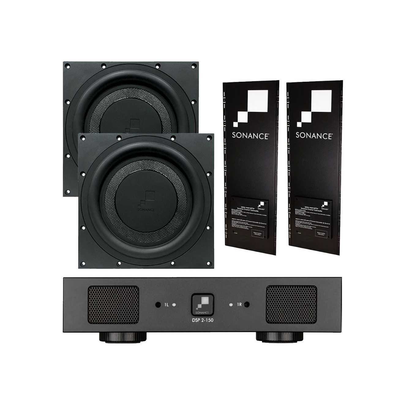  Sonance R12SUB KIT (2x R12SUB, 2x R12SUB Enclosures, 1x DSP 2-750 MKII) – цена, описание и отзывы — фото
