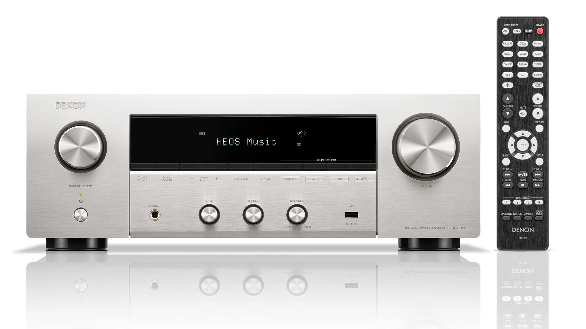 Ресивер Denon DRA-900H Silver – цена, описание и отзывы — фото