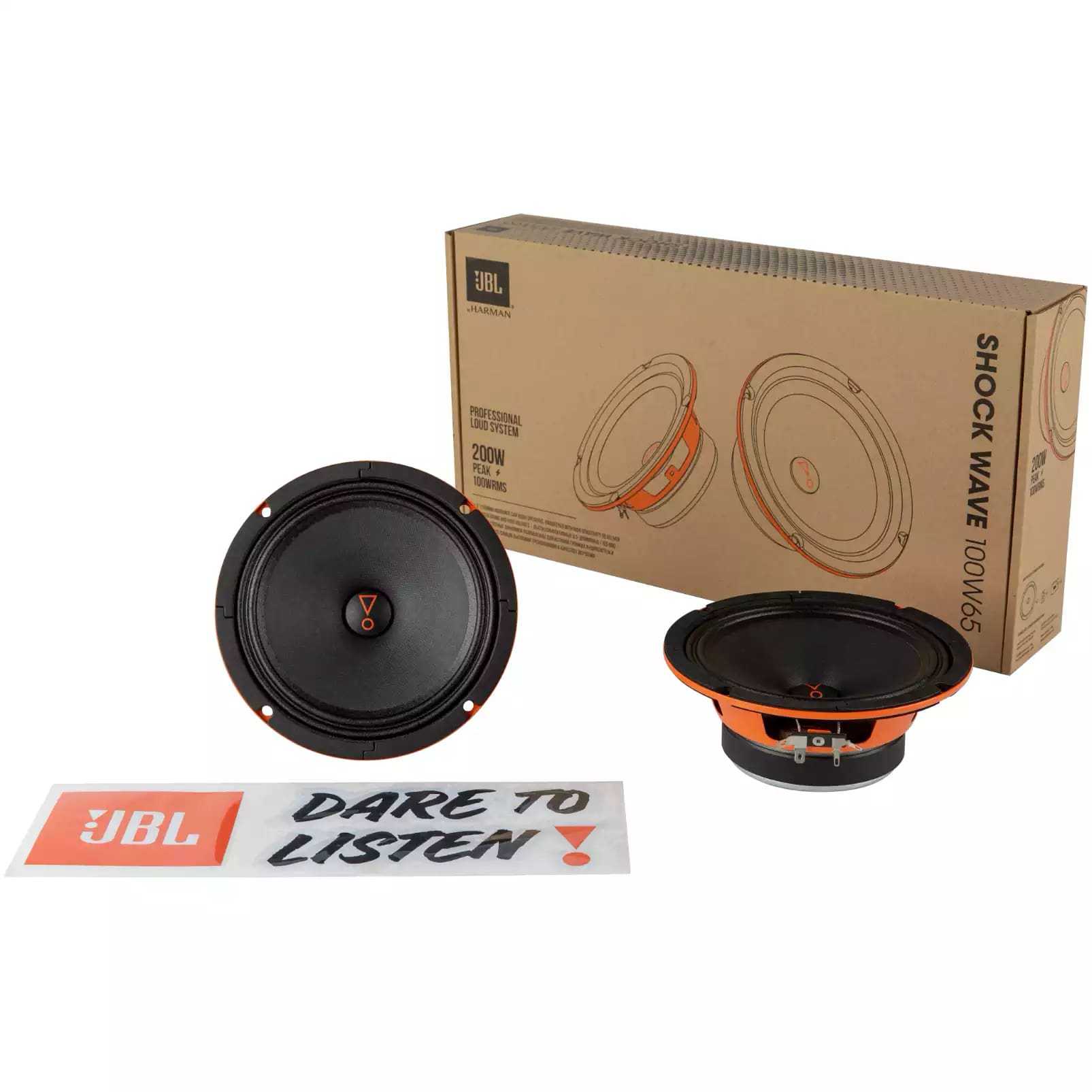 Среднечастотный динамик JBL Shock Wave 100W65 – цена, описание и отзывы — фото