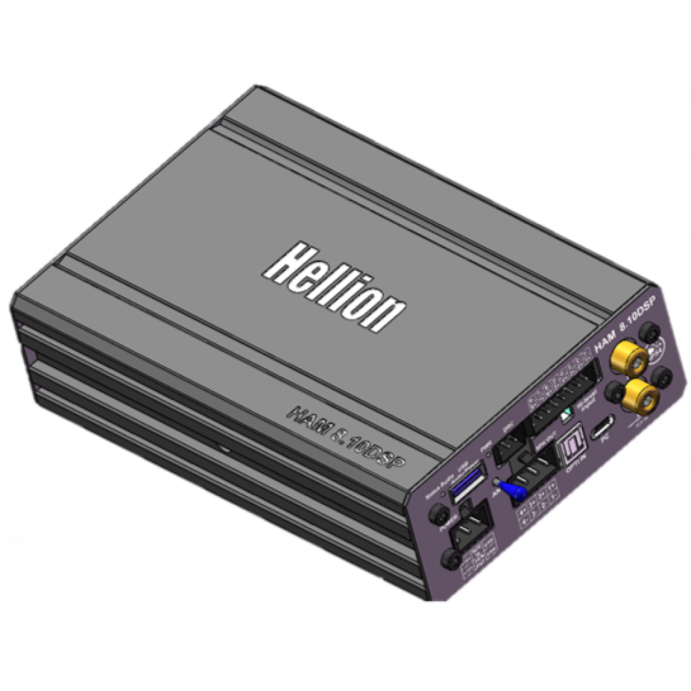 4-канальный усилитель+DSP Hellion HAM 8.10DSP – цена, описание и отзывы — фото