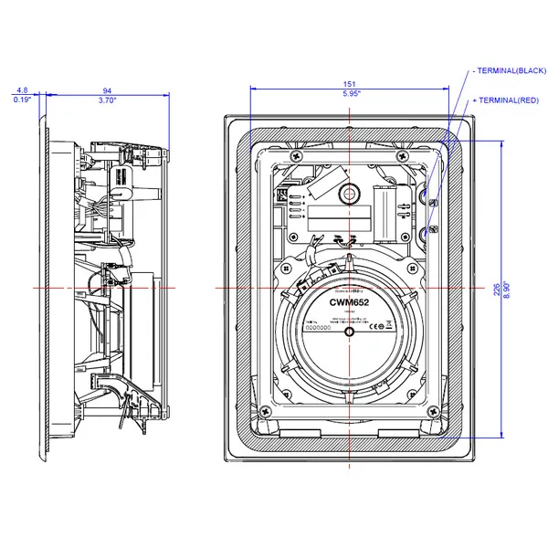 Встраиваемая акустическая система Bowers & Wilkins CWM652 White – цена, описание и отзывы — фото