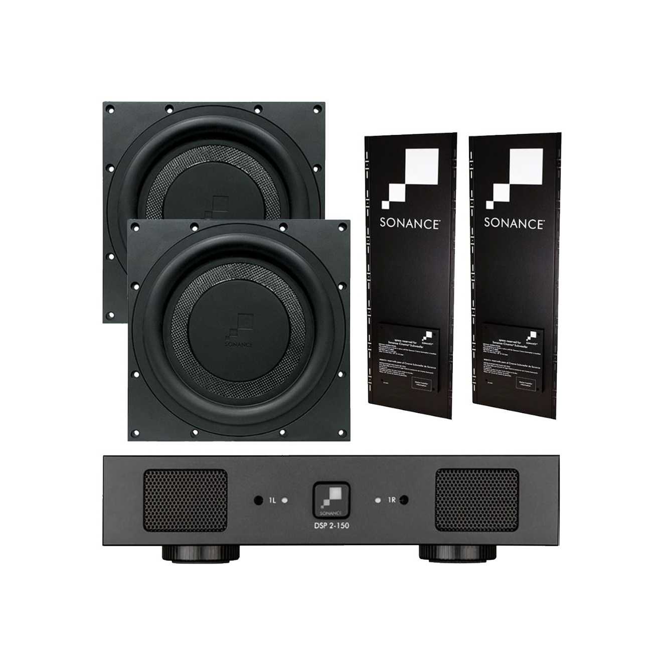  Sonance R10SUB KIT (2x R10SUB, 2x R10SUB Enclosures, 1x DSP 2-150 MKII) – цена, описание и отзывы — фото