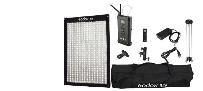 Светодиодные LED осветители Осветитель светодиодный Godox FL100 гибкий – цена, описание и отзывы — фото