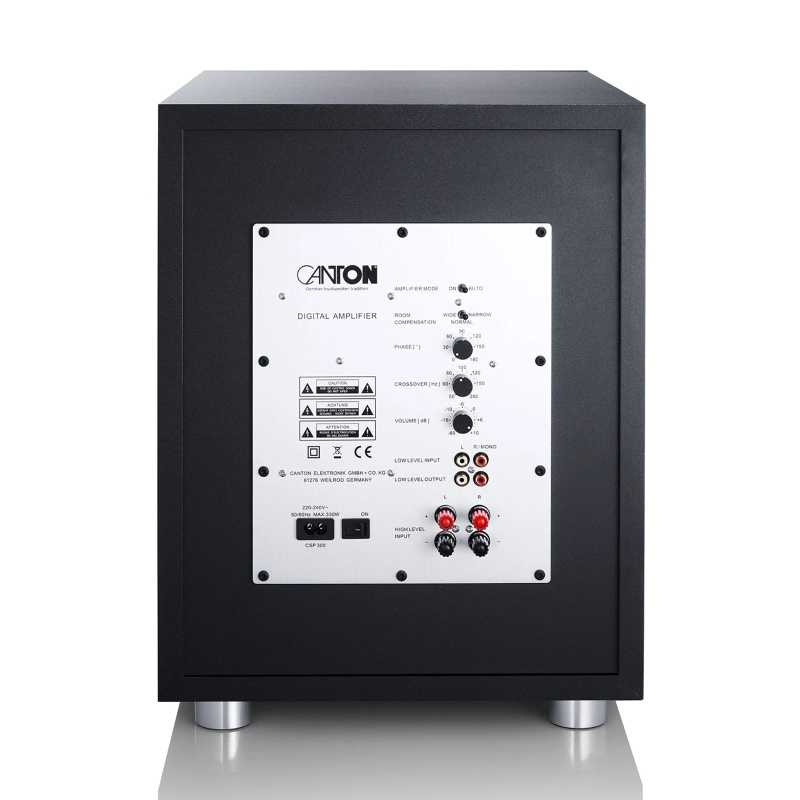  CANTON Power Sub 12 S2 black – цена, описание и отзывы — фото