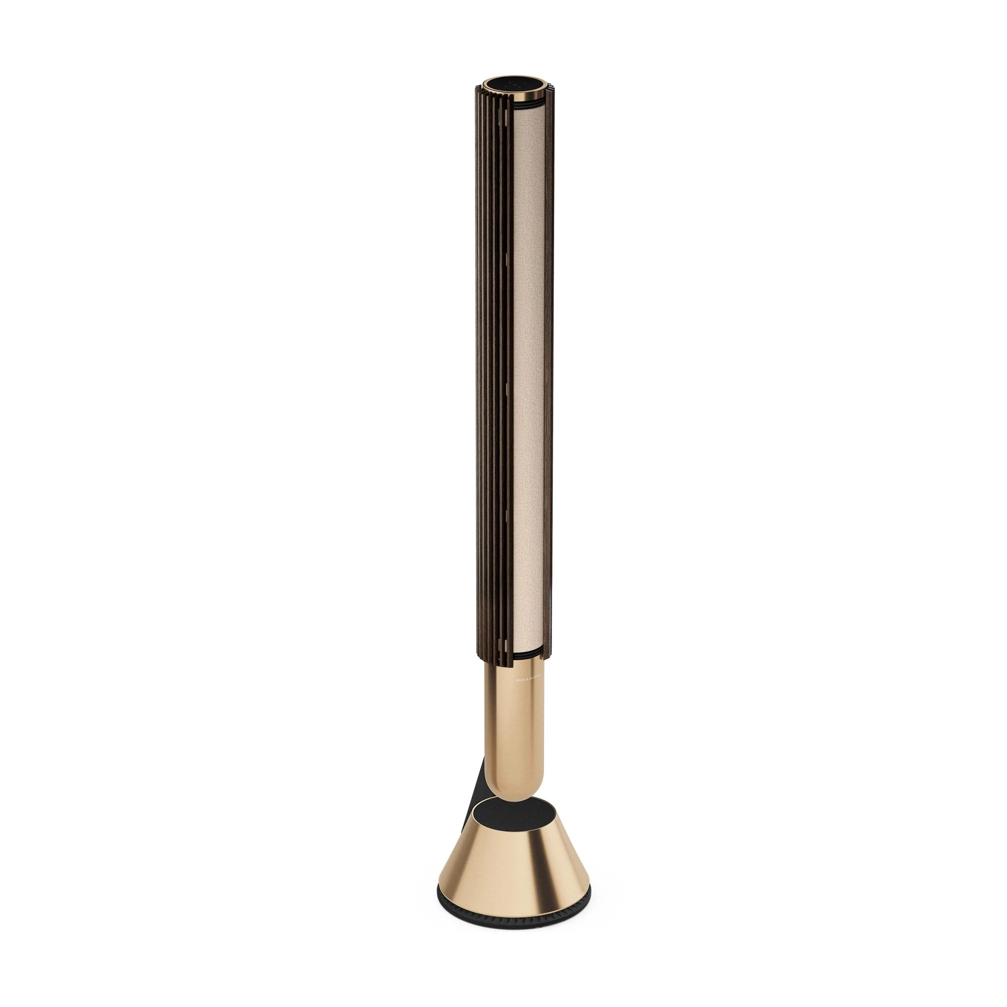 Напольная акустическая система Bang & Olufsen Beolab 28 Gold Tone/Dark Oak, Floor Stand – цена, описание и отзывы — фото