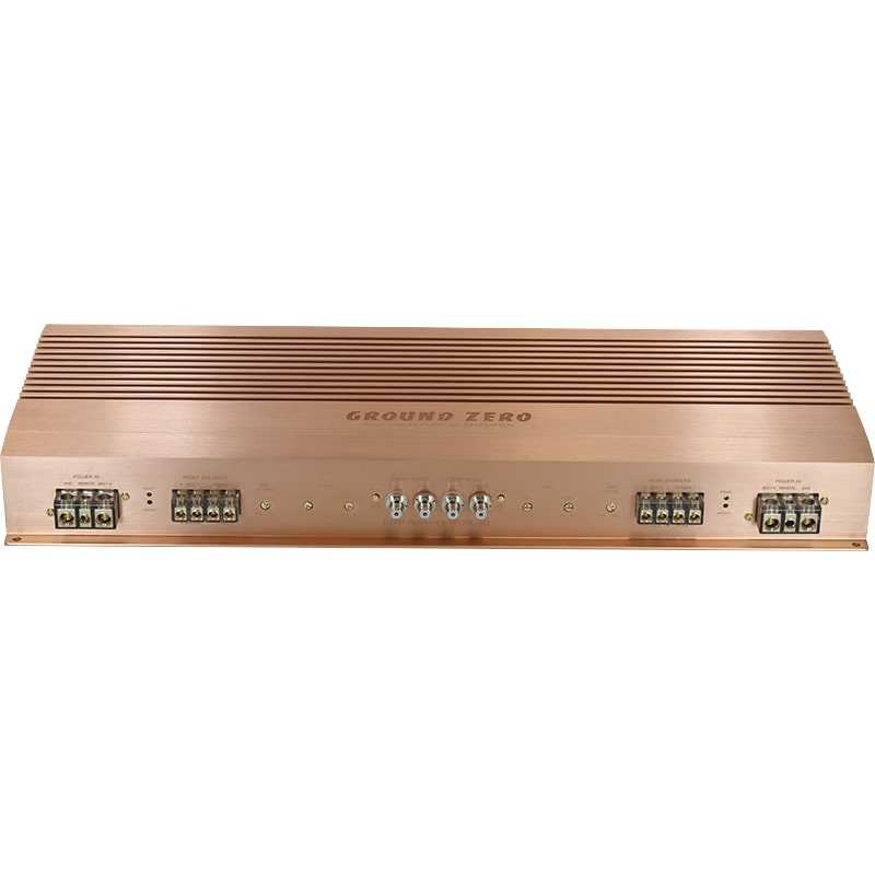 4-канальный усилитель GROUND ZERO GZPA Reference 4PURE-SQ – цена, описание и отзывы — фото