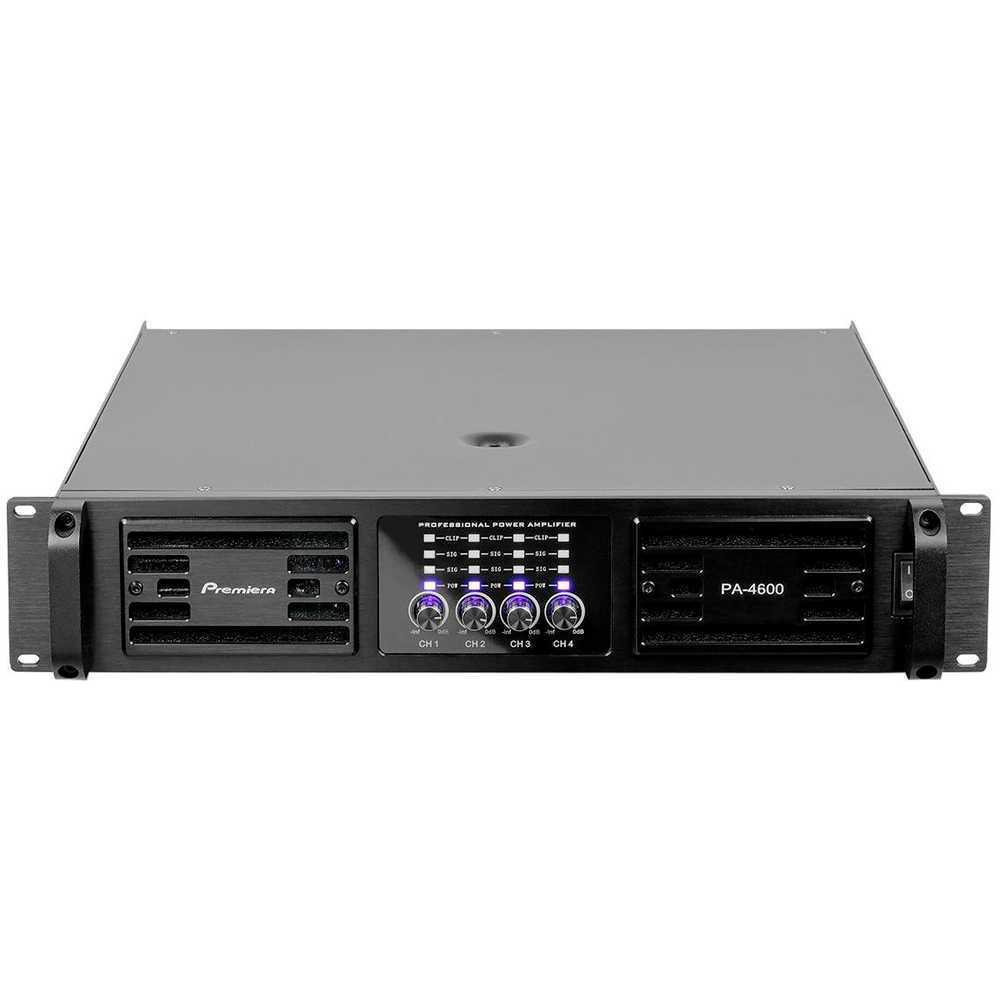 Усилитель мощности PREMIERA PA-4600 – цена, описание и отзывы — фото
