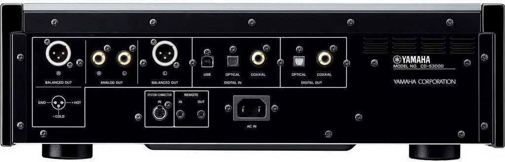 CD проигрыватель Yamaha CD-S3000 black/piano black – цена, описание и отзывы — фото