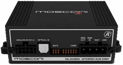4-канальный усилитель+DSP Mosconi Gladen Atomo 4|6 DSP – цена, описание и отзывы — фото