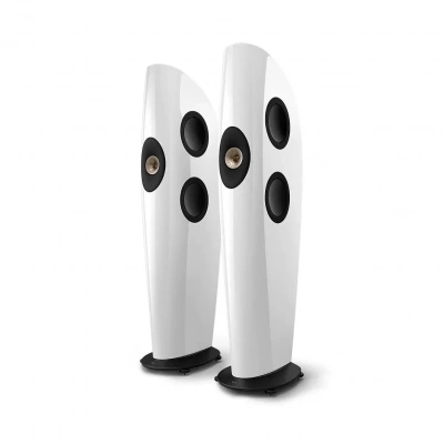 Напольная акустическая система KEF Blade One Meta Arctic White Champagne – цена, описание и отзывы — фото